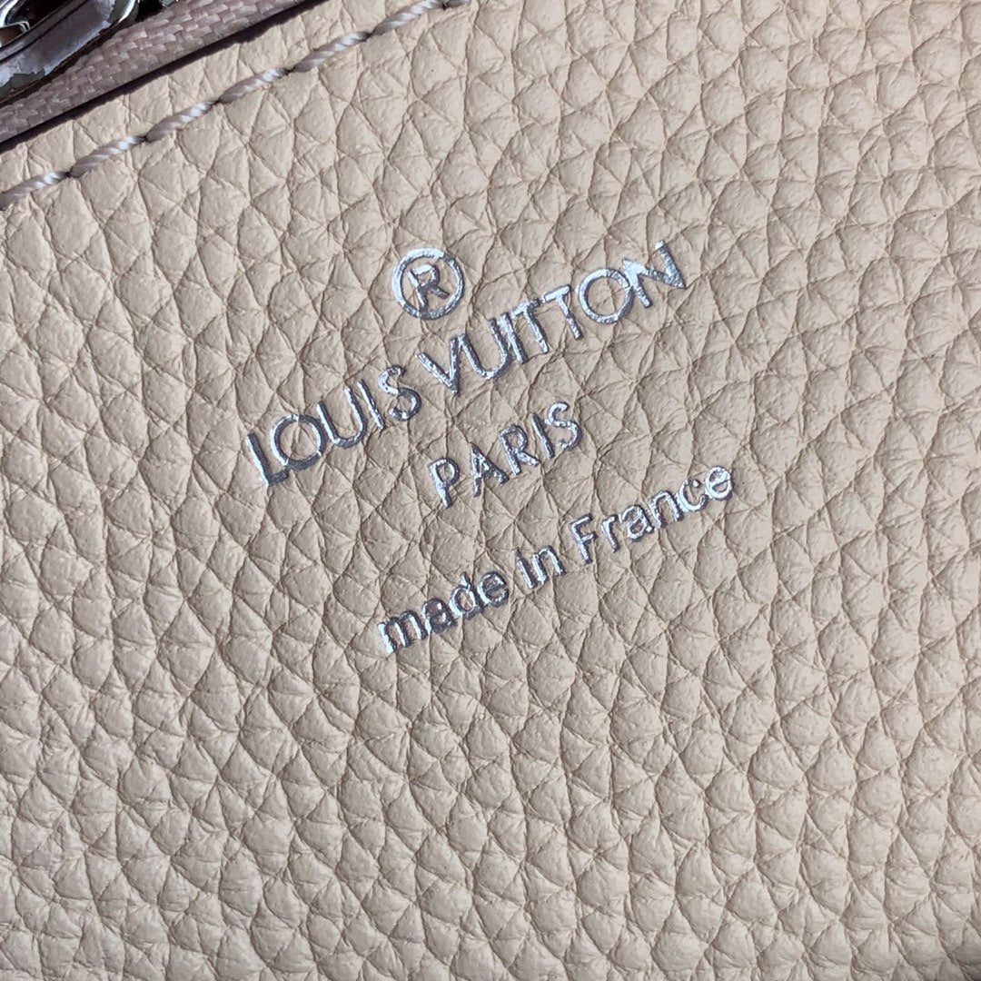 Louis Vuitton Muria Bucket Bag M55801 - Beige Leather Handbag