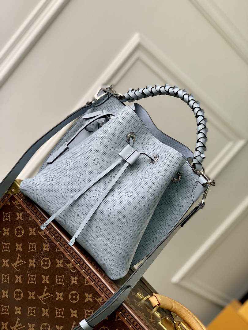 Louis Vuitton Muria Bucket Bag M21006 - Blue Leather Handbag