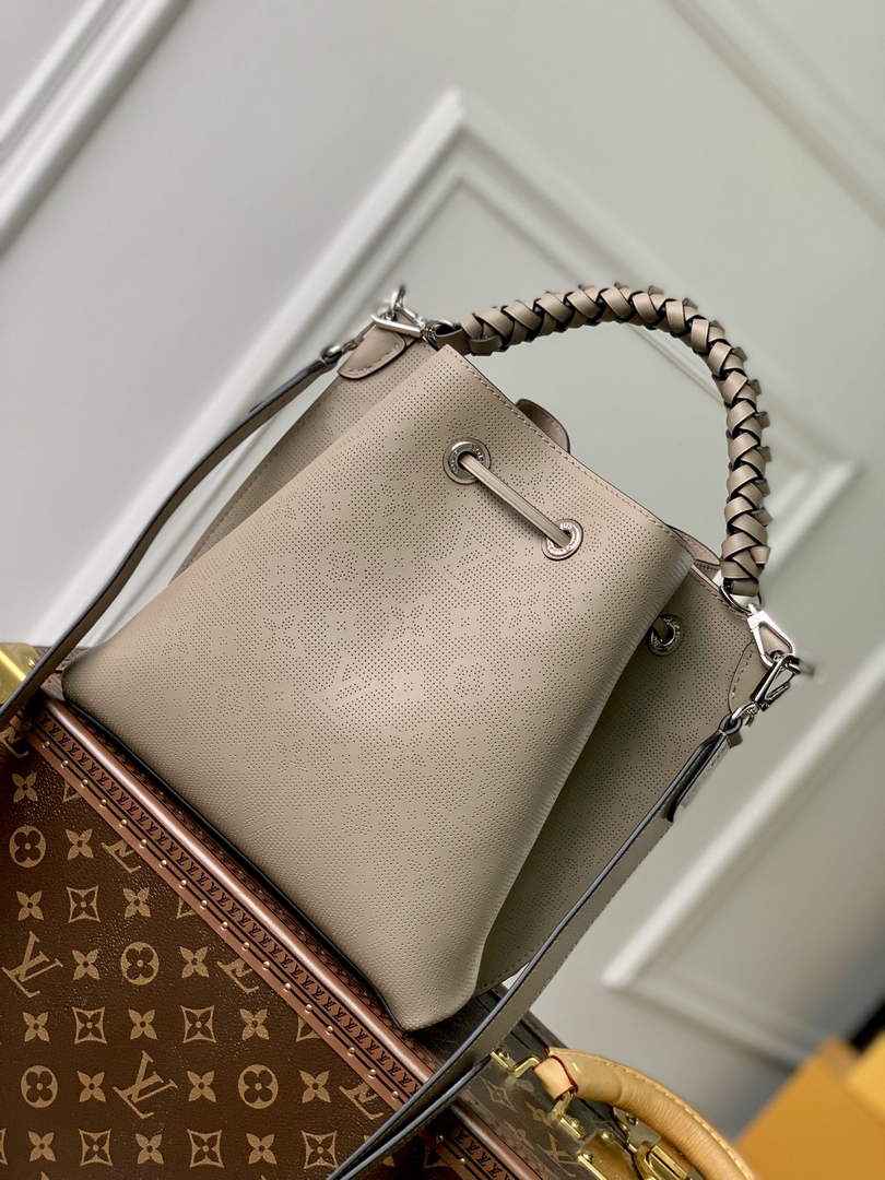 Louis Vuitton Muria Bucket Bag M21006 - Apricot Leather Handbag