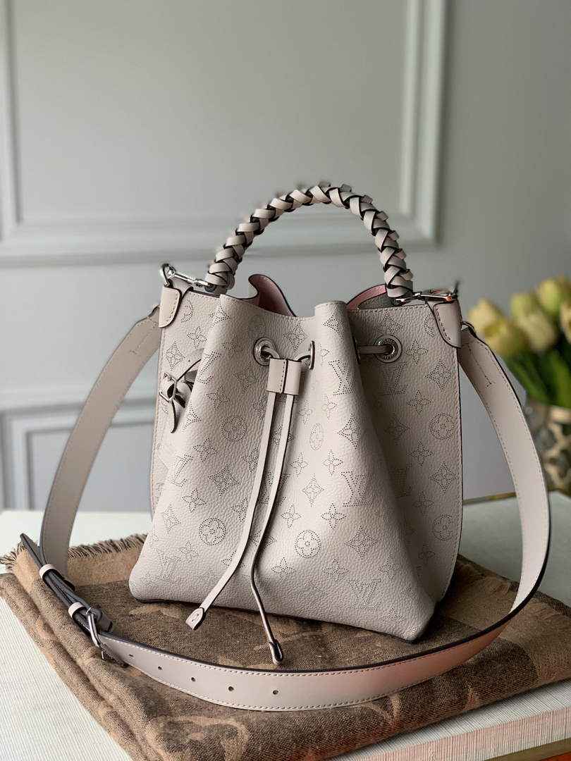 Louis Vuitton Muria Bucket Bag M55800 - Apricot Leather Handbag
