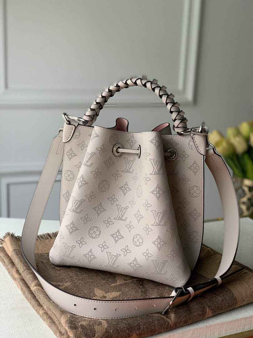 Louis Vuitton Muria Bucket Bag M55800 - Apricot Leather Handbag