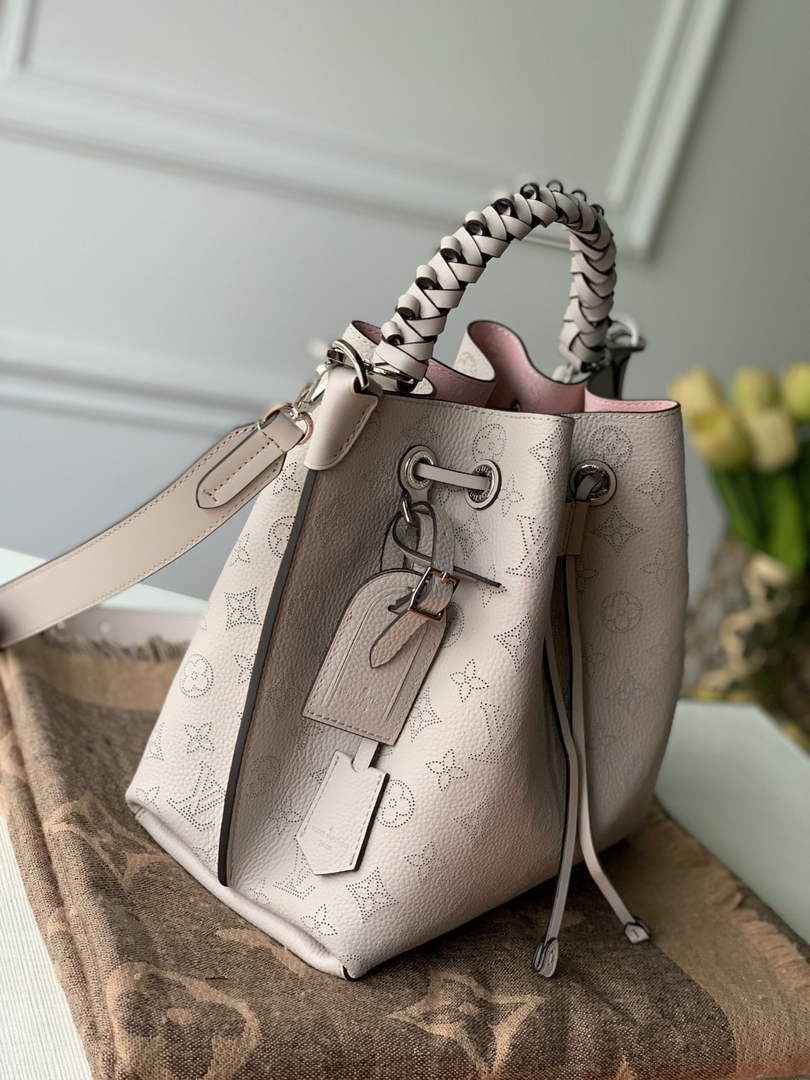 Louis Vuitton Muria Bucket Bag M55800 - Apricot Leather Handbag
