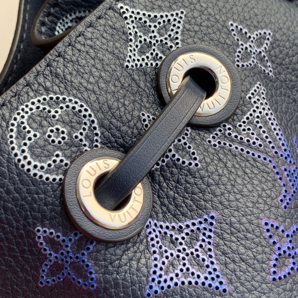 Louis Vuitton Muria Bucket Bag M59554 - Blue Leather Handbag