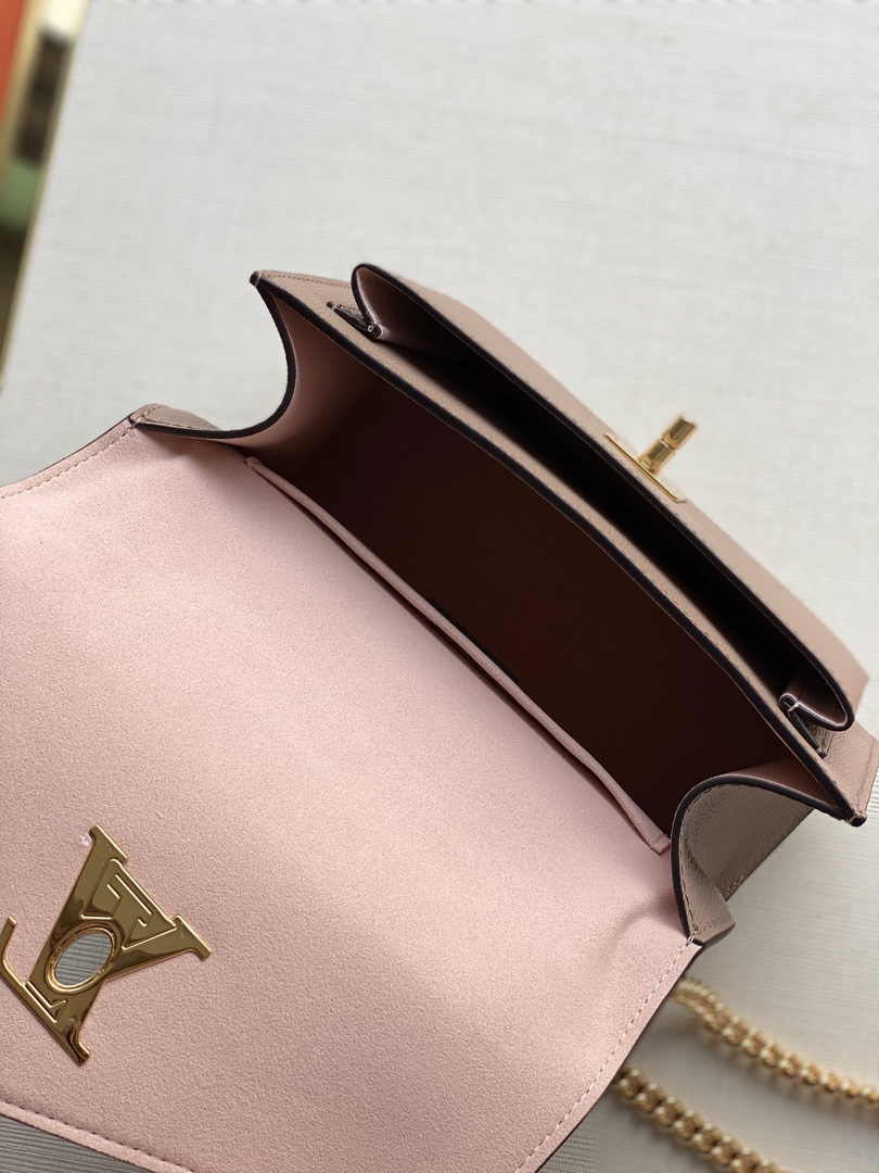 Louis Vuitton Mylockme Chain Bag M51418 Light Pink Leather - Default Title - View 5