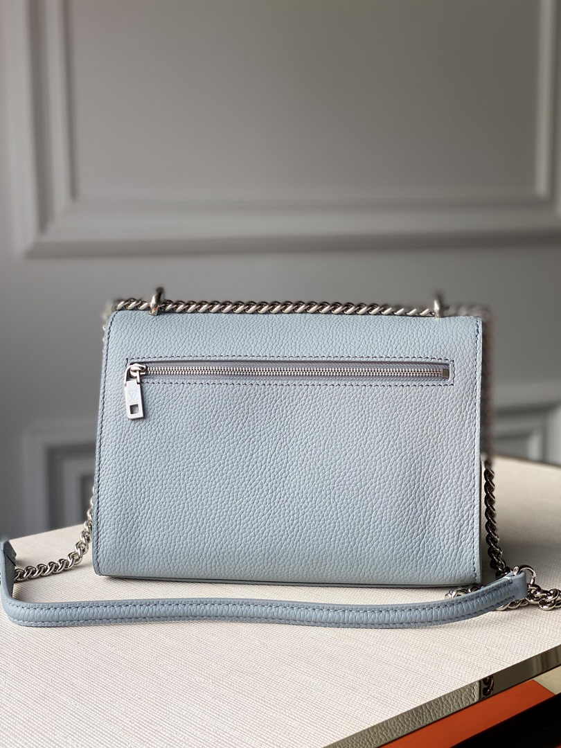 Louis Vuitton Mylockme Chain Bag M51418 Blue Leather - Default Title - View 2