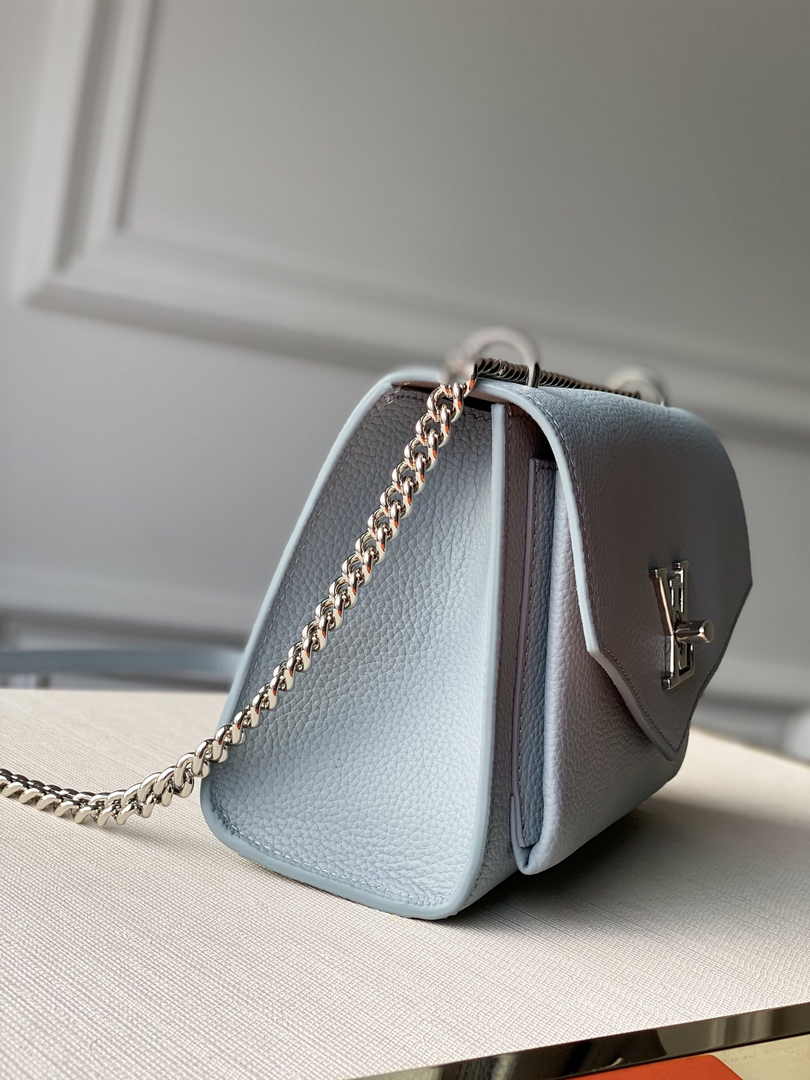 Louis Vuitton Mylockme Chain Bag M51418 Blue Leather - Default Title - View 3