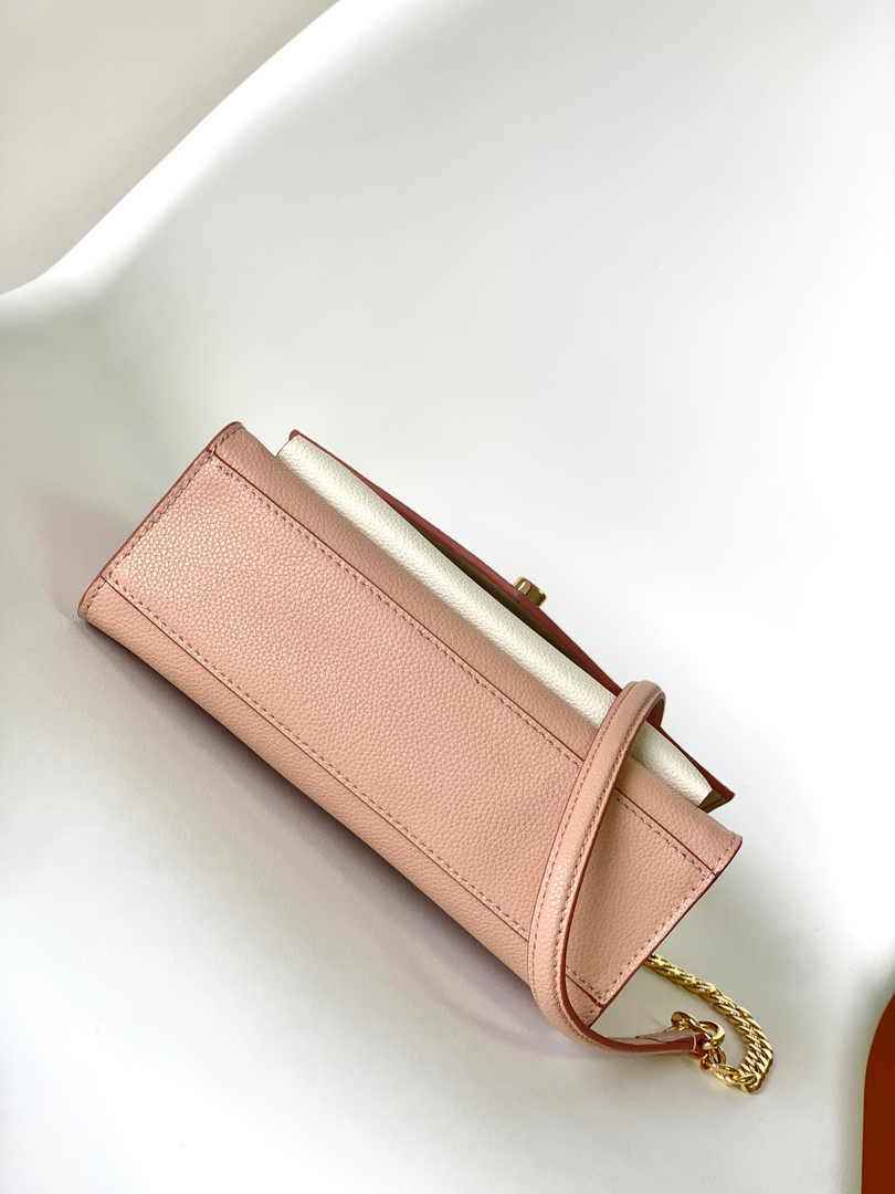 Louis Vuitton Mylockme Chain Bag M51418 Pink Beige Leather - Default Title - View 4