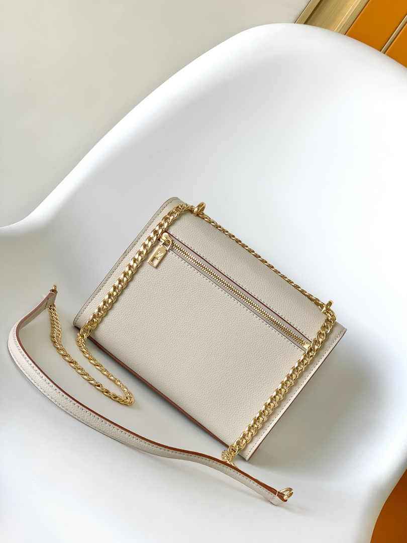 Louis Vuitton Mylockme Chain Bag M56137 Beige Leather - Default Title - View 3
