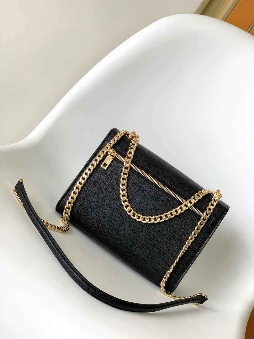 Louis Vuitton Mylockme Chain Bag M82121 Black Leather - Default Title - View 2