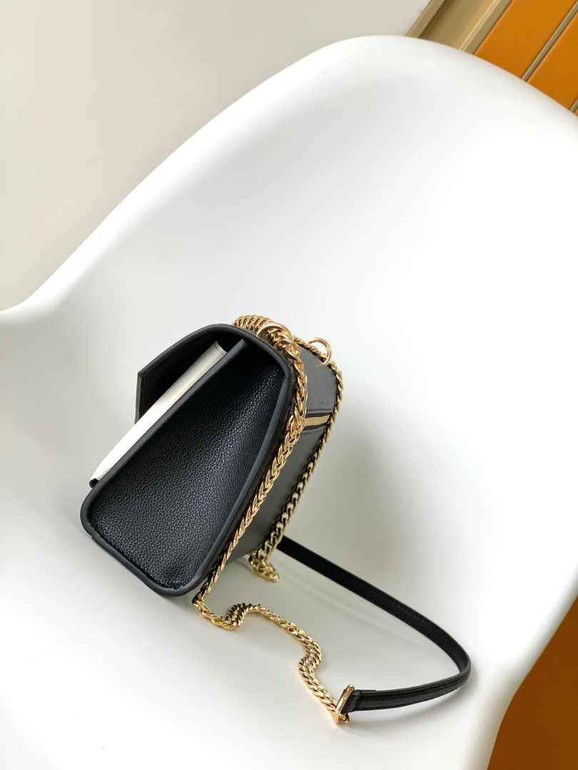 Louis Vuitton Mylockme Chain Bag M82121 Black Leather - Default Title - View 3