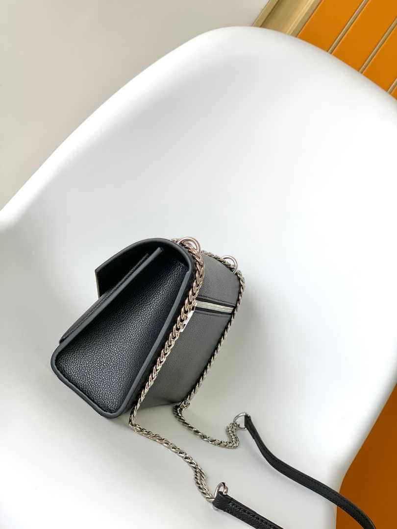 Louis Vuitton Mylockme Chain Bag M51418 Black Leather - Default Title - View 3