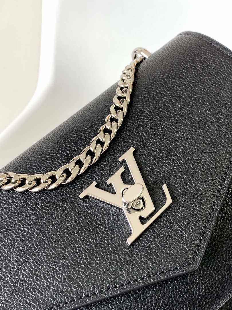 Louis Vuitton Mylockme Chain Bag M51418 Black Leather - Default Title - View 5