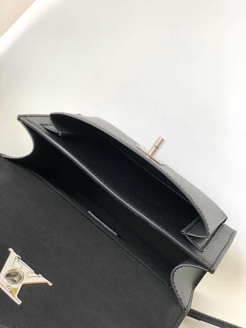 Louis Vuitton Mylockme Chain Bag M51418 Black Leather - Default Title - View 8