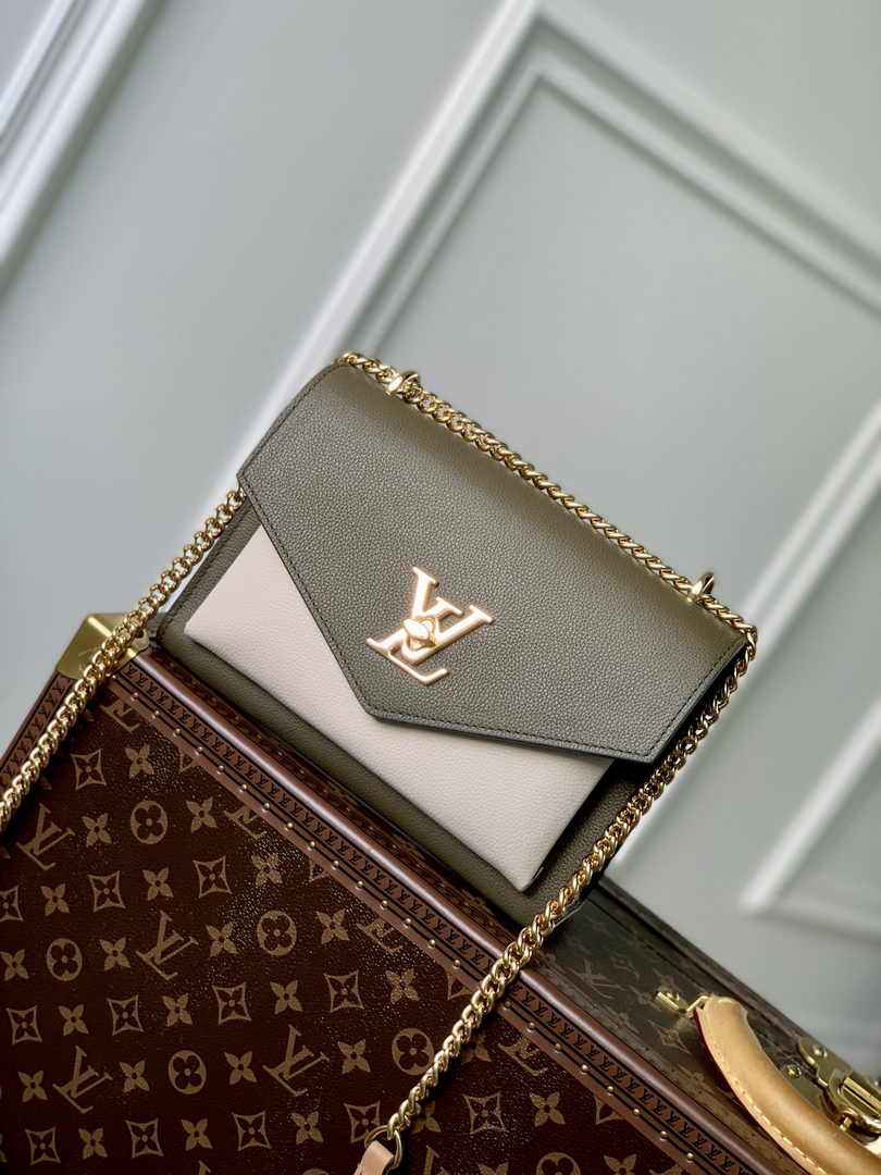 Louis Vuitton Mylockme Chain Bag M51418 Green Leather - Default Title - View 1