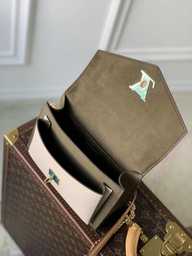 Louis Vuitton Mylockme Chain Bag M51418 Green Leather - Default Title - View 7
