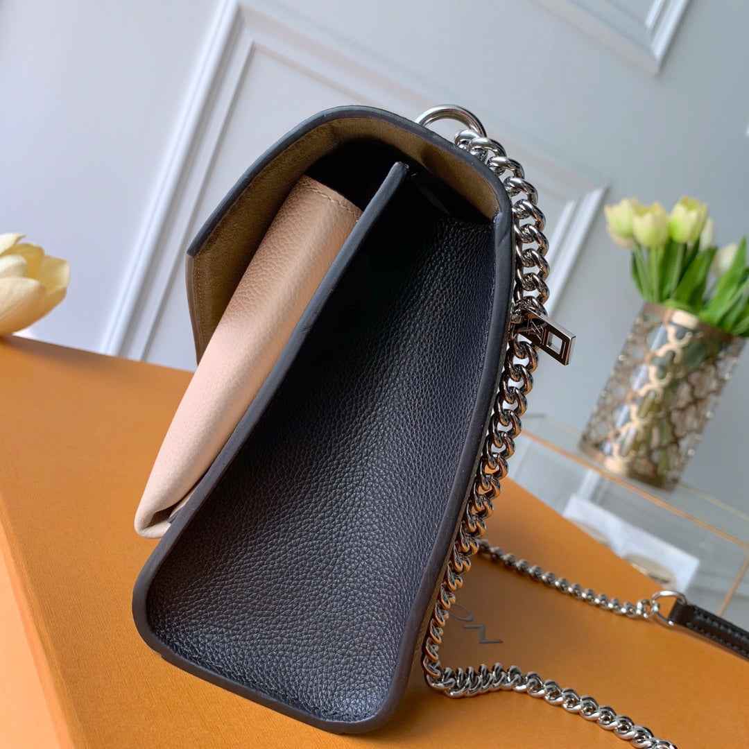 Louis Vuitton Mylockme Chain Bag M51418 Black Green Leather - Default Title - View 3