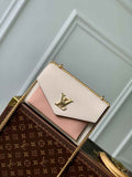 Louis Vuitton Mylockme Chain Bag M51418 Beige Pink Leather - Default Title - View 1