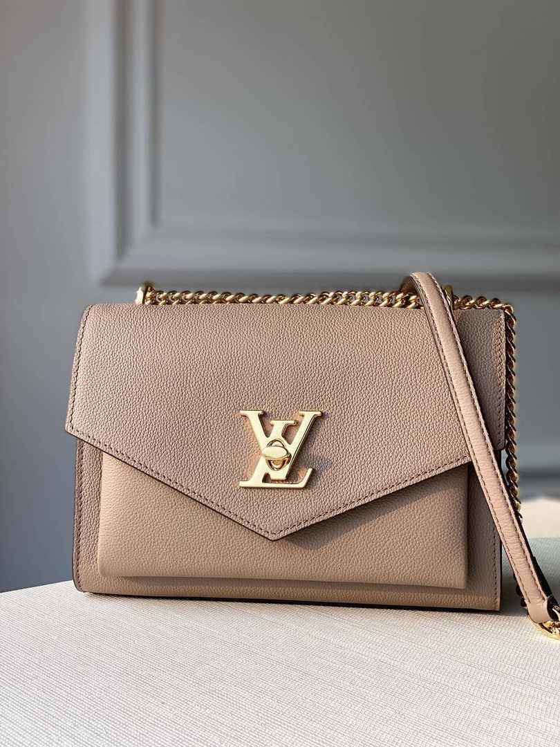 Louis Vuitton Mylockme Chain Bag M51418 Light Pink Leather - Default Title - View 1