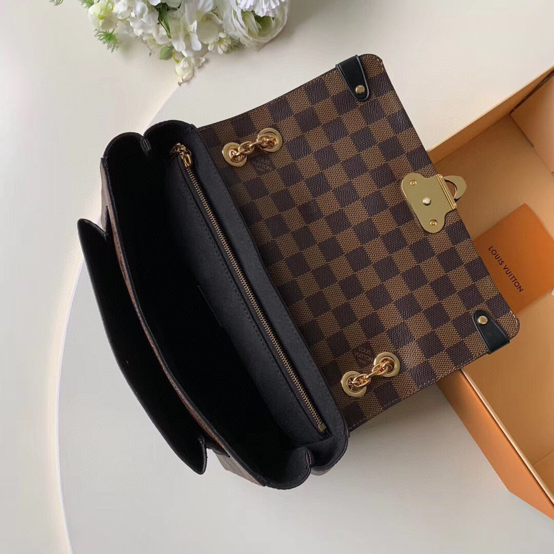 Louis Vuitton N40108 Vavin PM Damier Ebene Black - Default Title - View 6