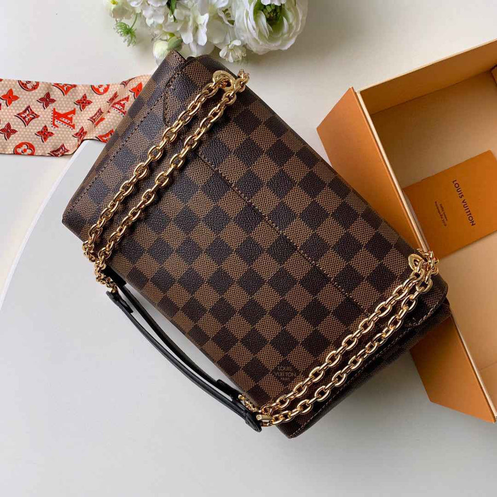 Louis Vuitton N40109 Vavin PM Damier Ebene Red