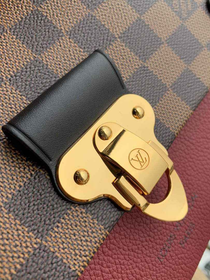 Louis Vuitton N40109 Vavin PM Damier Ebene Red