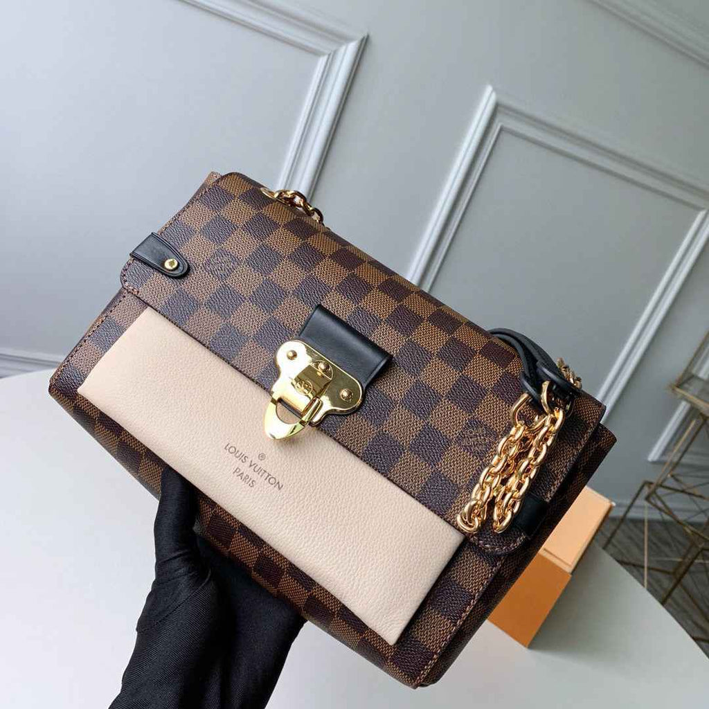 Louis Vuitton N40113 Vavin PM Damier Ebene Beige