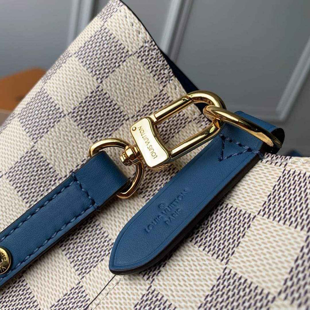 Louis Vuitton N40153 NéoNoé MM Bucket Bag Damier Azur Canvas