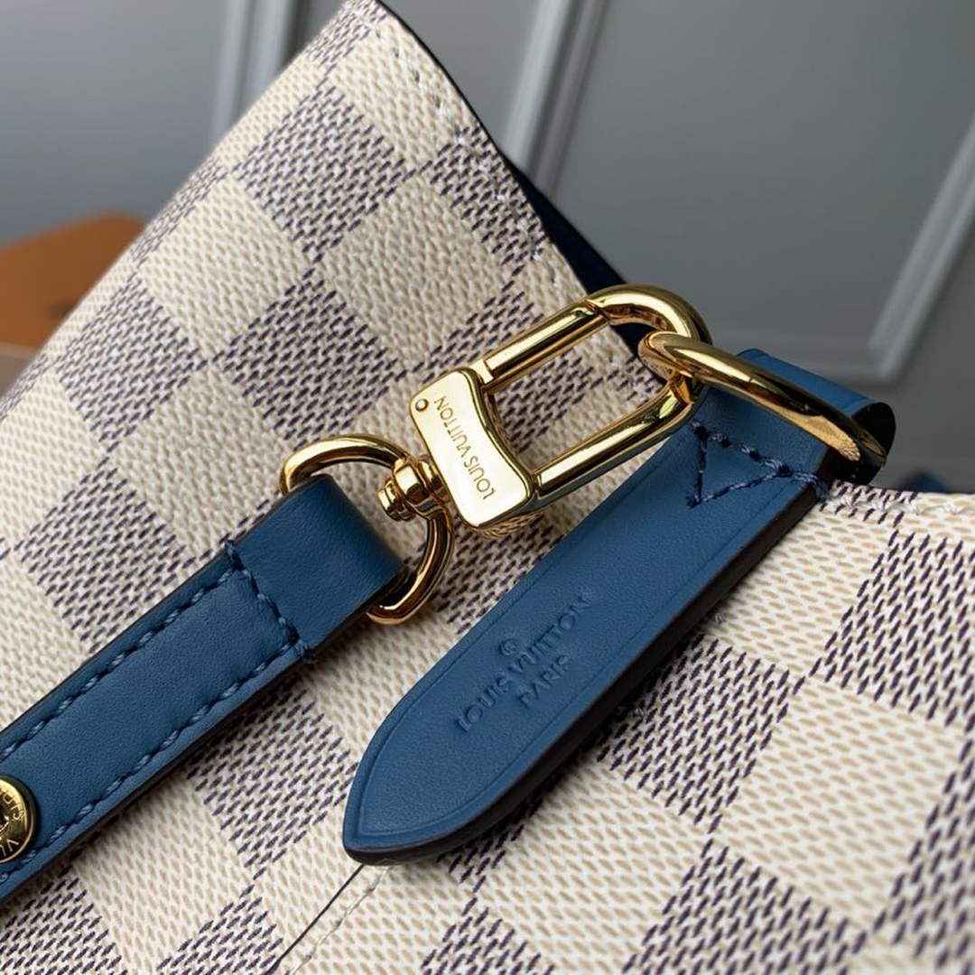 Louis Vuitton N40153 NéoNoé MM Bucket Bag Damier Azur Canvas