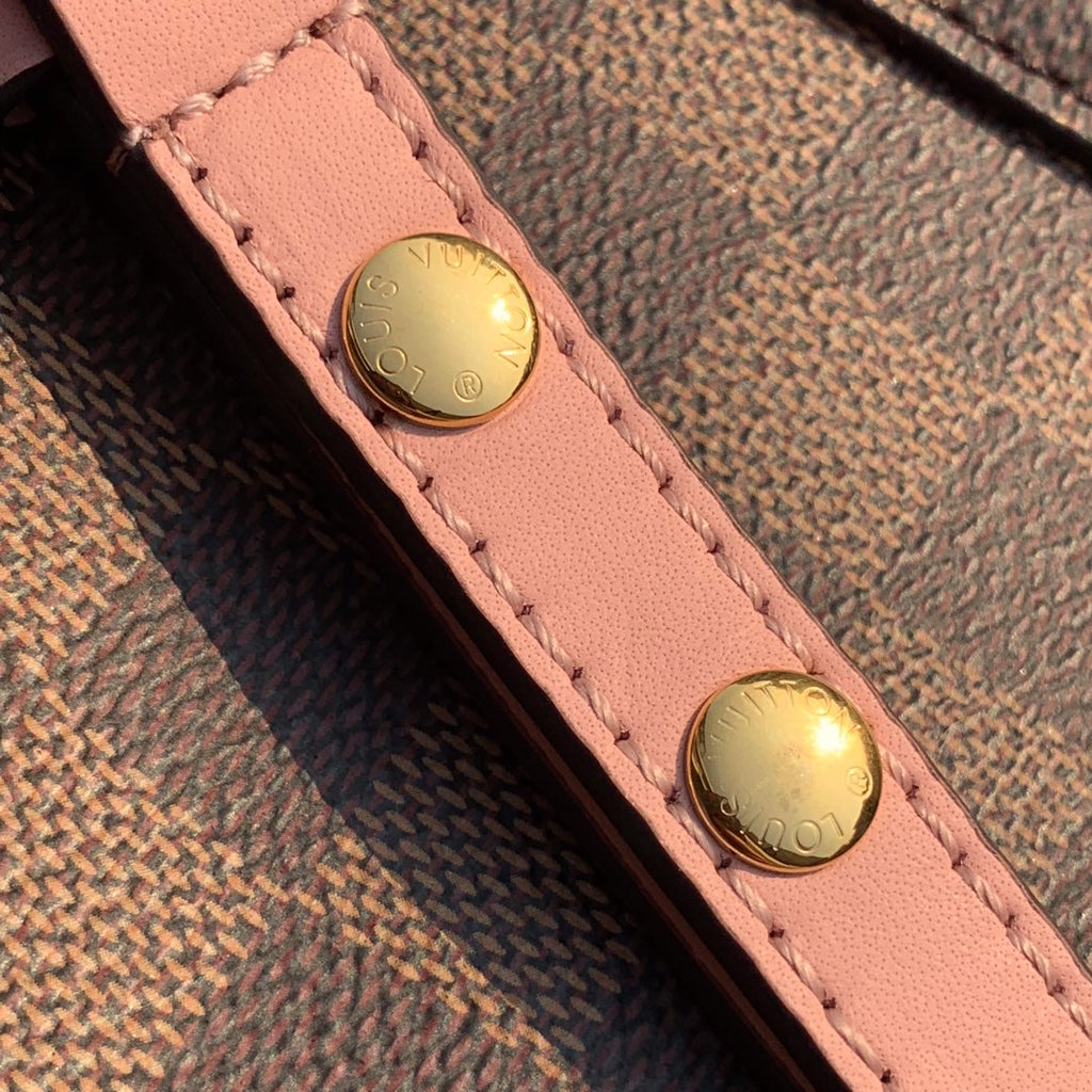 Louis Vuitton N40198 NéoNoé MM Bucket Bag Damier Ebène canvas - 26 x 26 x 17.5 cm / Damier Ebène canvas Pink - View 6