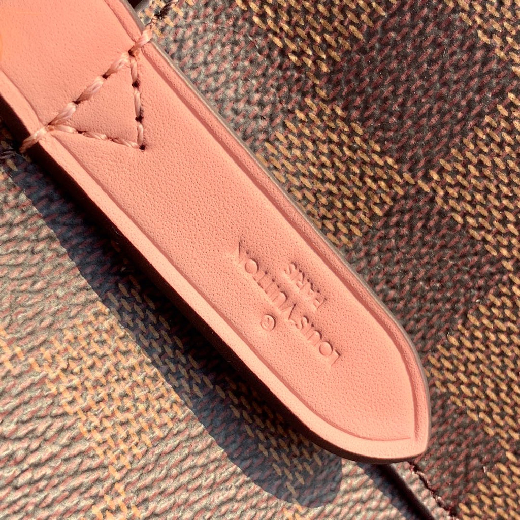 Louis Vuitton N40198 NéoNoé MM Bucket Bag Damier Ebène canvas - 26 x 26 x 17.5 cm / Damier Ebène canvas Pink - View 7