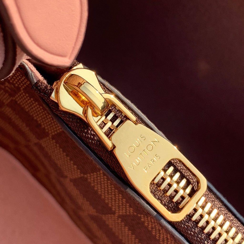 Louis Vuitton N40198 NéoNoé MM Bucket Bag Damier Ebène canvas - 26 x 26 x 17.5 cm / Damier Ebène canvas Pink - View 8