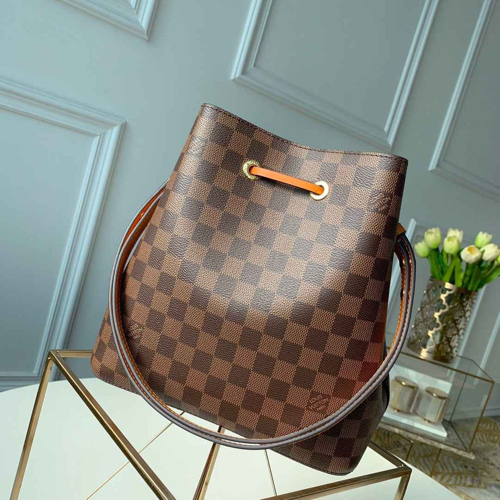 Louis Vuitton N40213 NéoNoé MM Bucket Bag Damier Ebène canvas