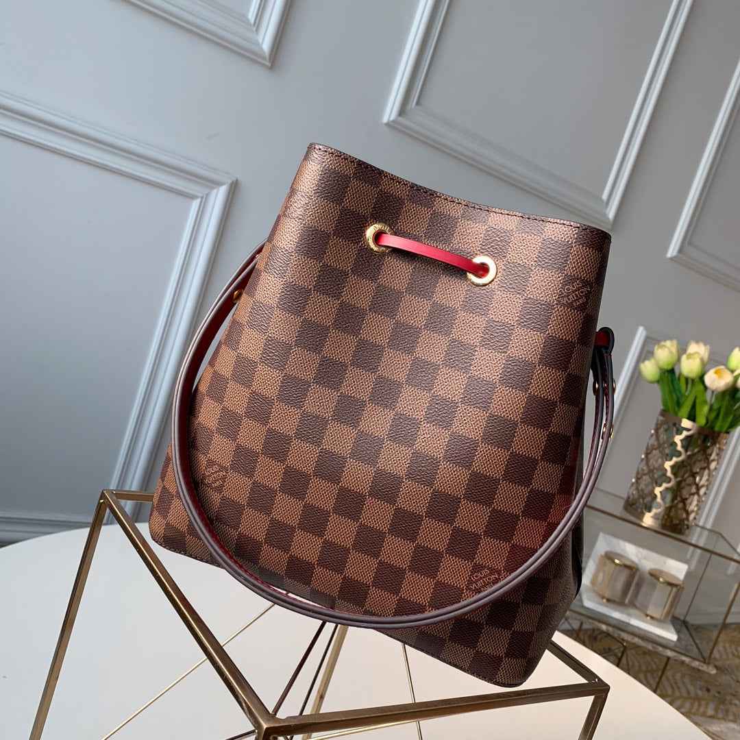 Louis Vuitton N40214 NéoNoé MM Bucket Bag Damier Ebène canvas