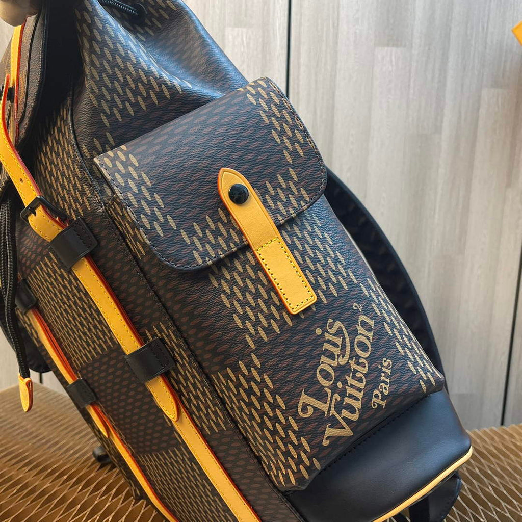 Louis Vuitton N40358 Christopher Backpack PM Giant Damier Ebene