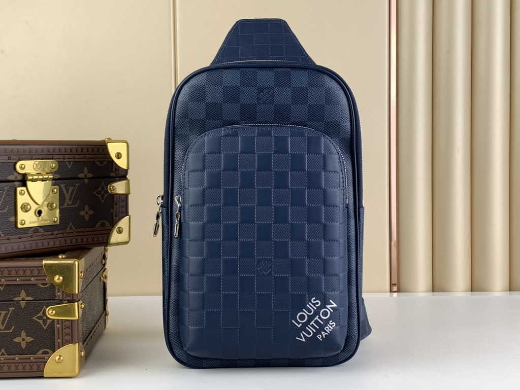 Louis Vuitton N40439 Avenue Slingbag Bag Blue Sapphire
