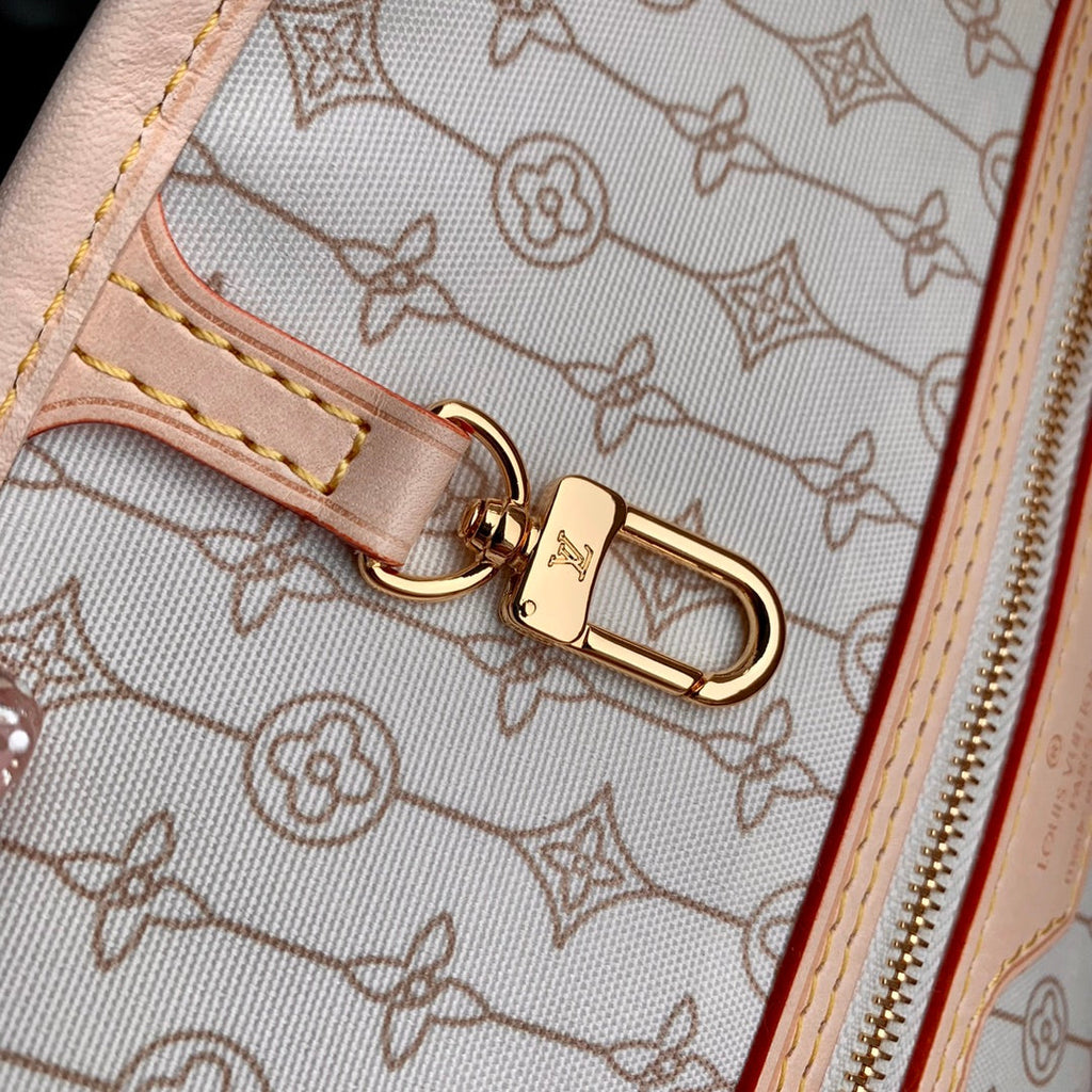 Louis Vuitton N40471 Neverfull MM Shoulder Bag Damier Azur