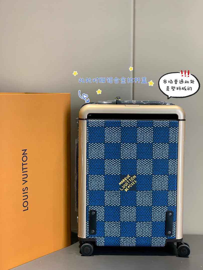 Louis Vuitton N40684 HORIZON 55 Blue Damier Canvas