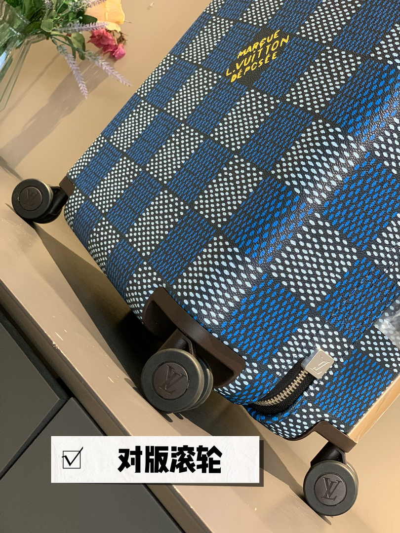 Louis Vuitton N40684 HORIZON 55 Blue Damier Canvas