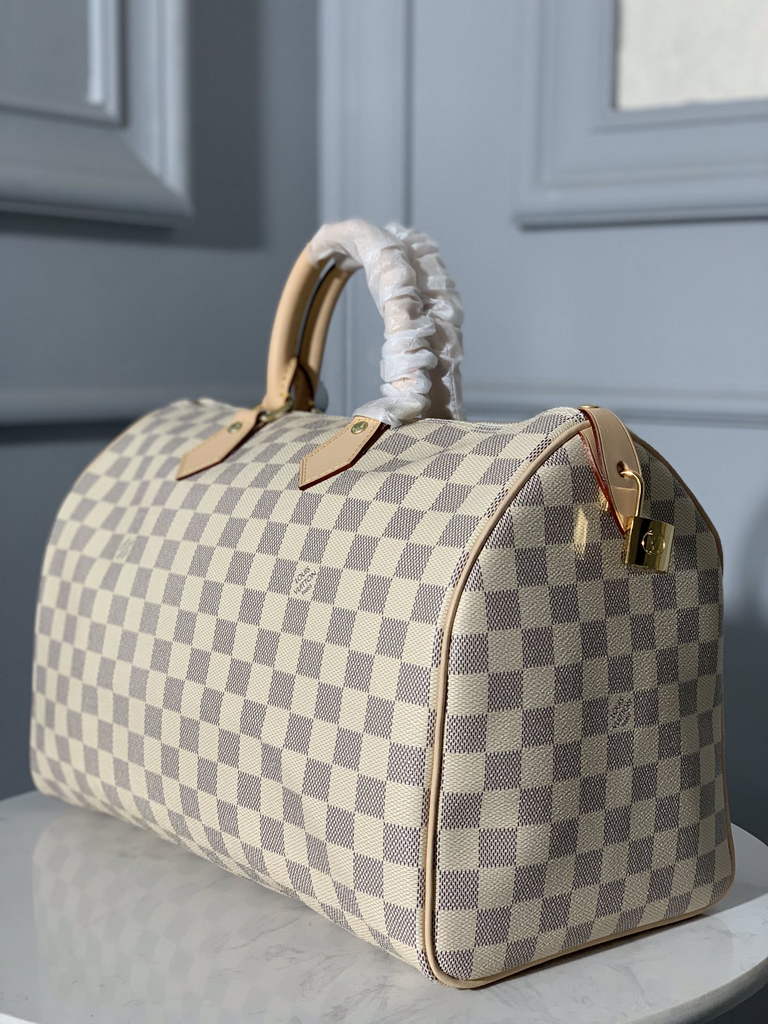 Louis Vuitton N41369 Speedy 35 Damier Azur canvas
