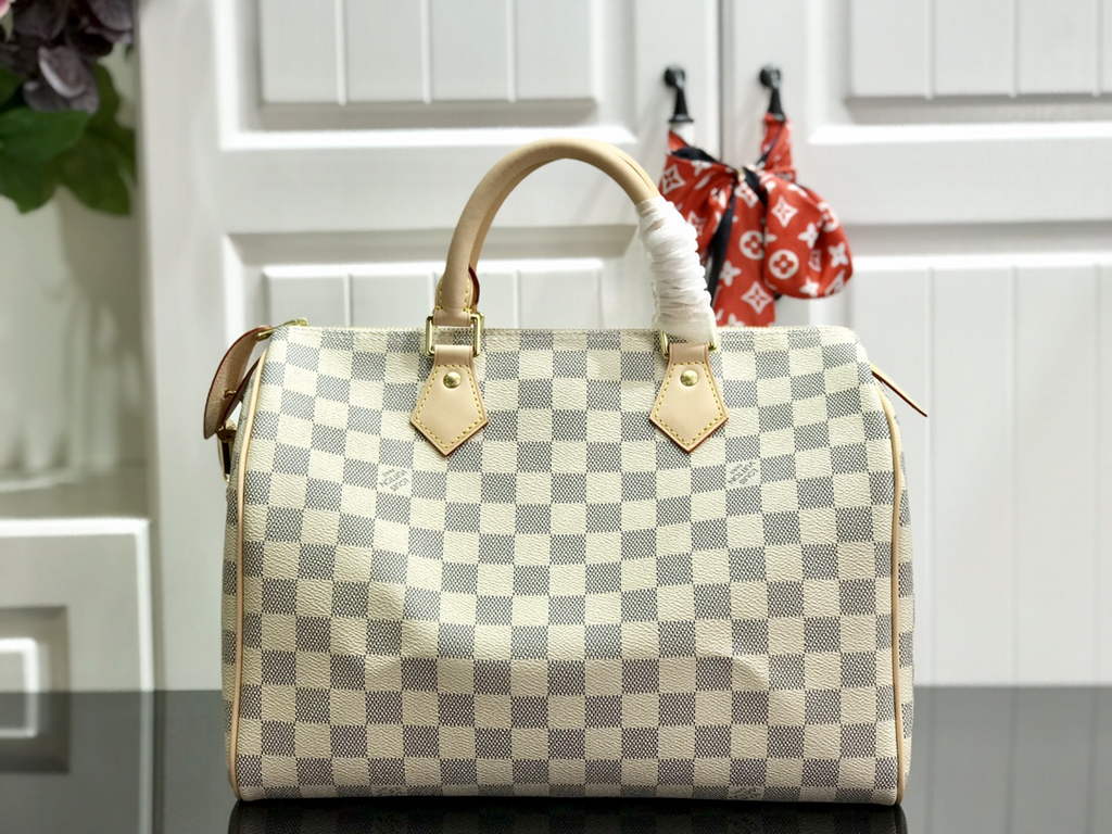 Louis Vuitton N41370 Speedy 30 Damier Azur canvas