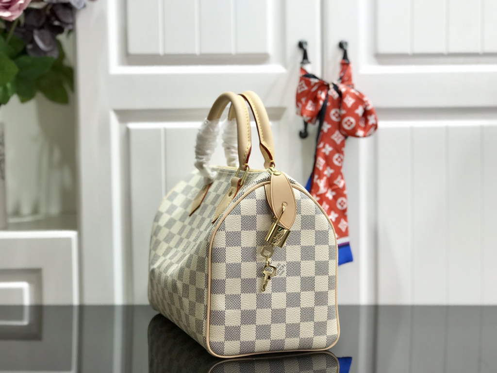 Louis Vuitton N41371 Speedy 25 Damier Azur canvas