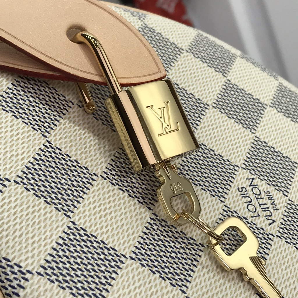 Louis Vuitton N41371 Speedy 25 Damier Azur canvas