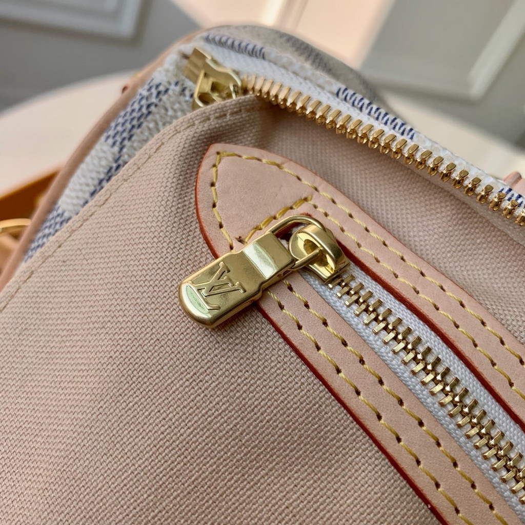 Louis Vuitton N41373 Speedy Bandouliere 30 Damier Azur canvas