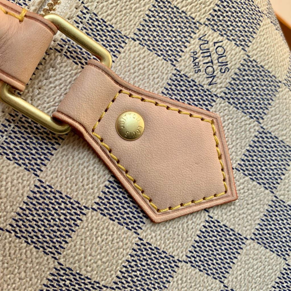 Louis Vuitton N41373 Speedy Bandouliere 30 Damier Azur canvas