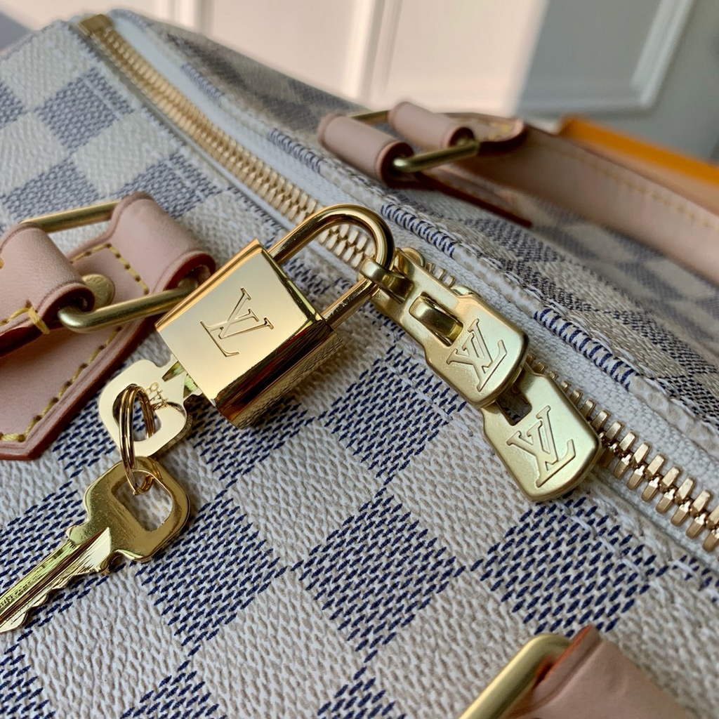 Louis Vuitton N41374 Speedy Bandoulière 25 Damier Azur canvas