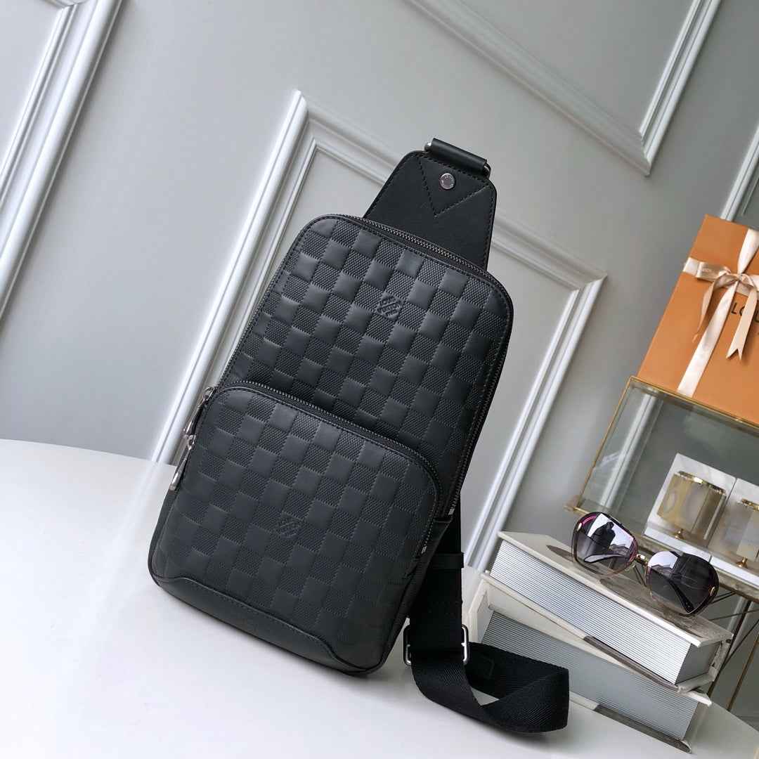 Louis Vuitton N41720 Avenue Sling Bag Damier Infini Leather