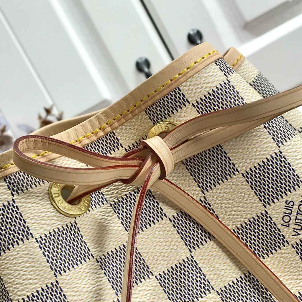 Louis Vuitton N42222 Noé Bucket Bag Damier Azur Canvas