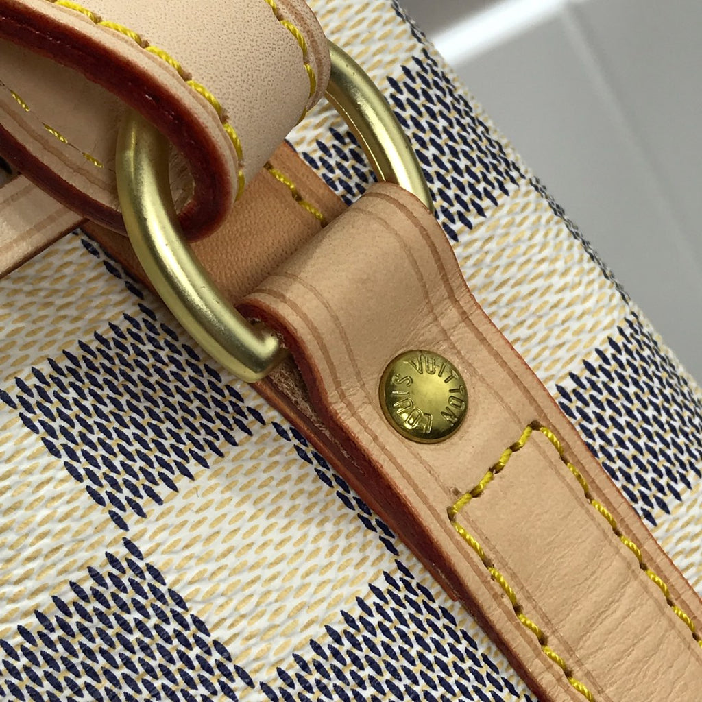Louis Vuitton N42222 Noé Bucket Bag Damier Azur Canvas - 27.5 x 36 x 20 cm / Damier Azur Canvas - View 5