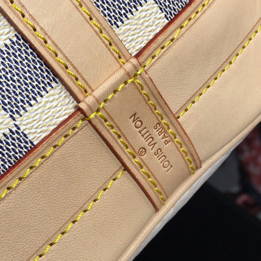 Louis Vuitton N42222 Noé Bucket Bag Damier Azur Canvas - 27.5 x 36 x 20 cm / Damier Azur Canvas - View 6