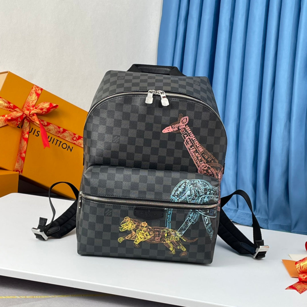 Louis Vuitton N45275 Discovery Backpack Damier canvas